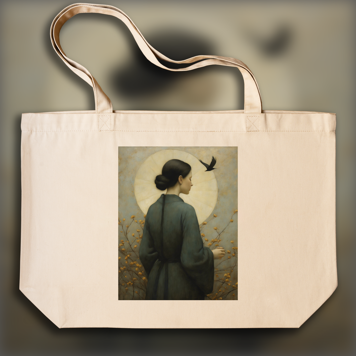 Tote bag - Peinture hollandaise évoquant la tranquillité, Astrology, cancer sign - 1860643577