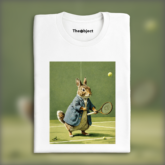 T-Shirt - Charming tales, delicate British watercolors, Tennis - 246899923