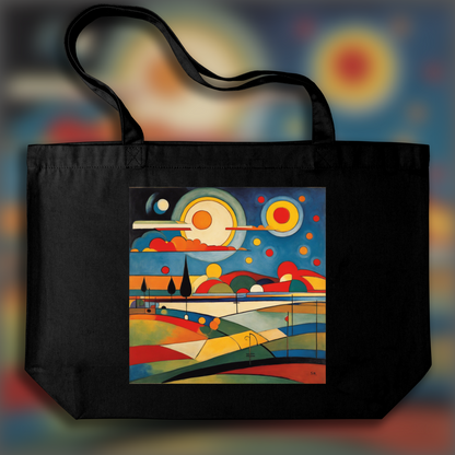 Tote bag - Geometric abstract art, Sun - 1616953063