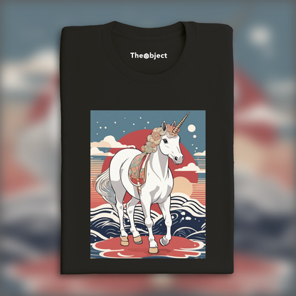 T-Shirt - Ukiyo-e, Licorne bébé mignonne - 579983949