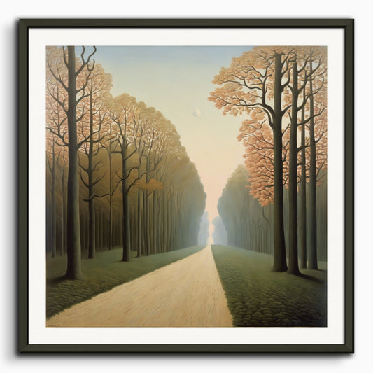 Poster: Belgian surrealism, Road