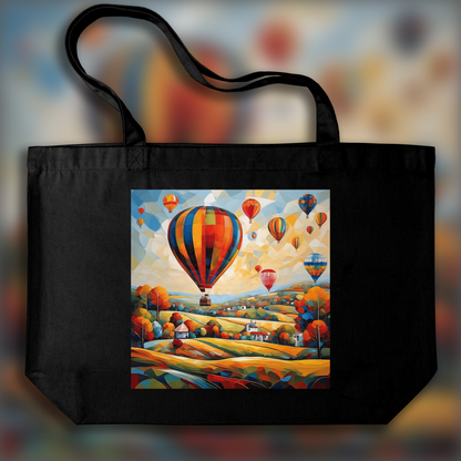 Tote bag - Abstractionisme, Montgolfière,  Montgolfière - 2642206321