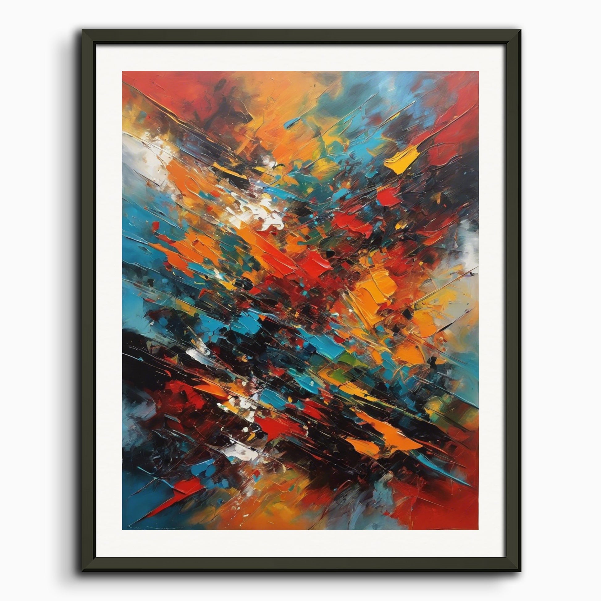 Poster: Peinture écossaise d'expressionisme abstrait, Pops