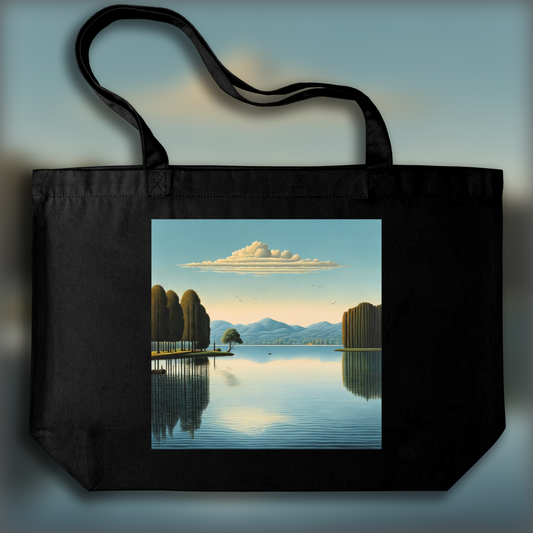 Tote bag - Surréalisme belge, Lac - 1167127806