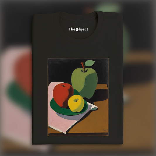 T-Shirt - Intimate American figurative, abstract trend, Apple - 2888478496