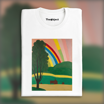 T-Shirt - Intimate American figurative, abstract trend, Rainbow - 2762076250