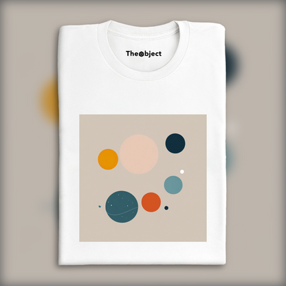 T-Shirt - Art abstrait minimaliste, Astronomie - 4008093887