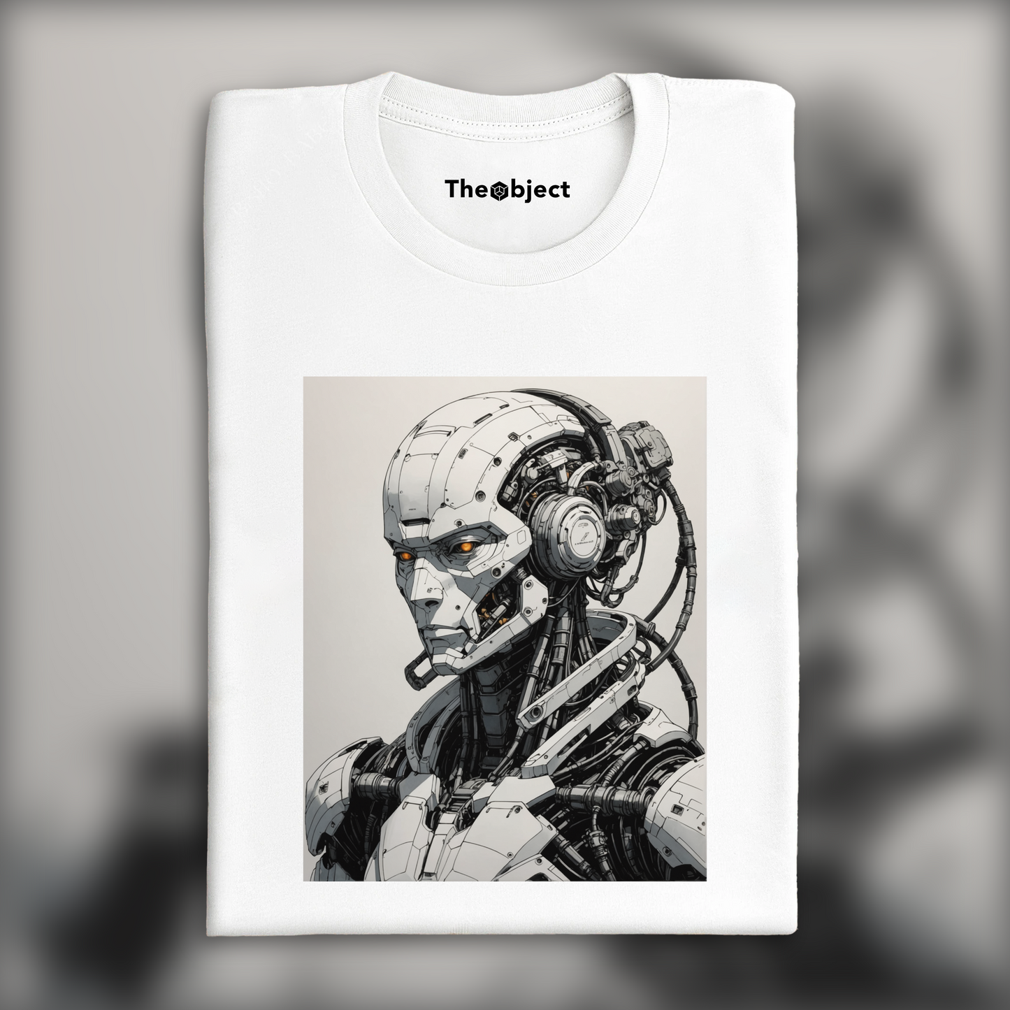 T-Shirt - Manga cyberpunk noir contemporain, Cyborg - 3565156729