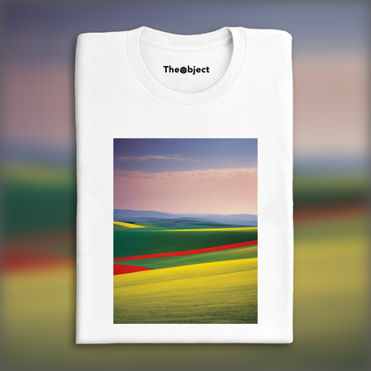 T-Shirt - Abstractions, geometric compositions in landscapes, hills - 411362473