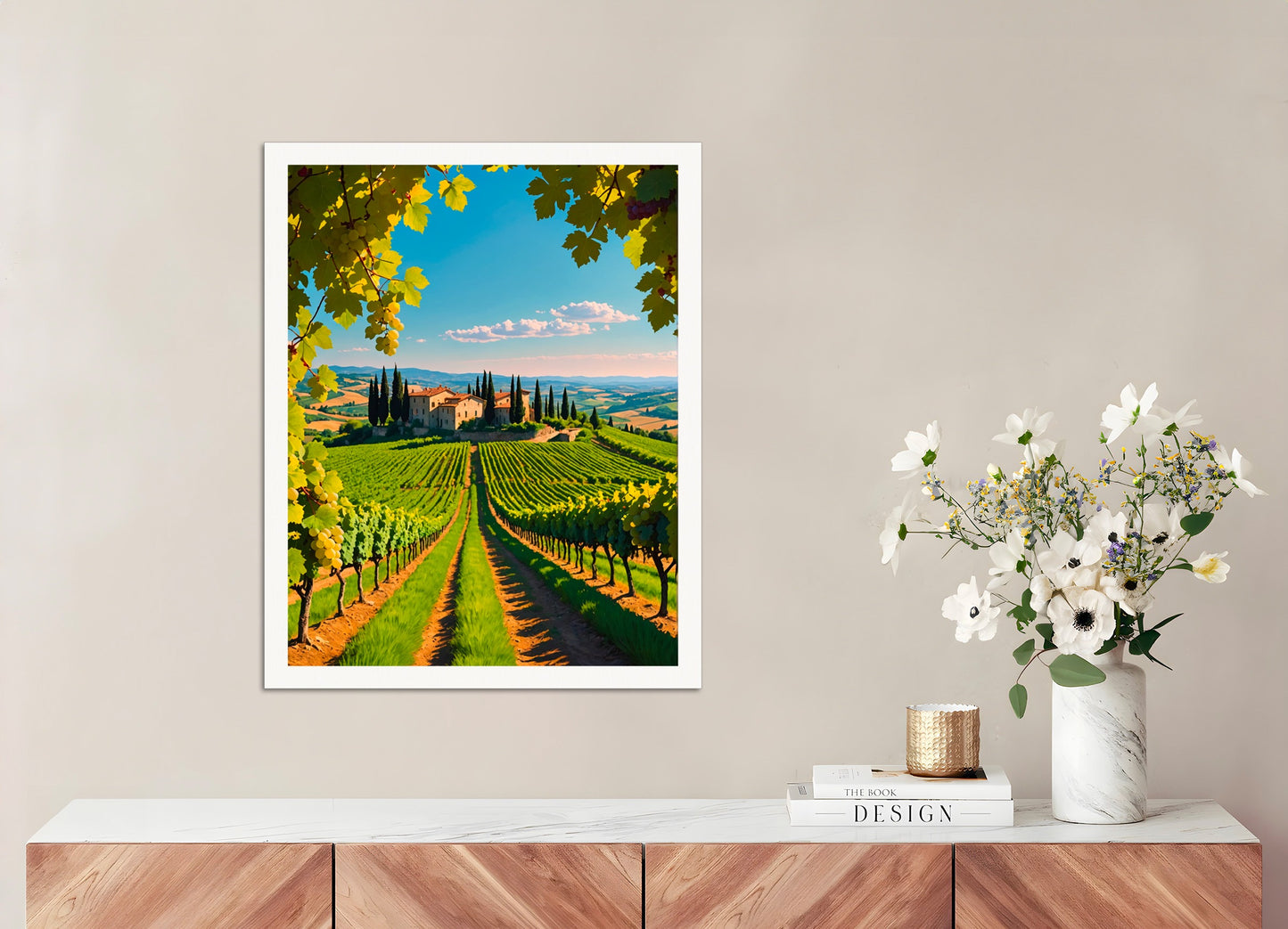 Poster: Vineyard in Tuscany