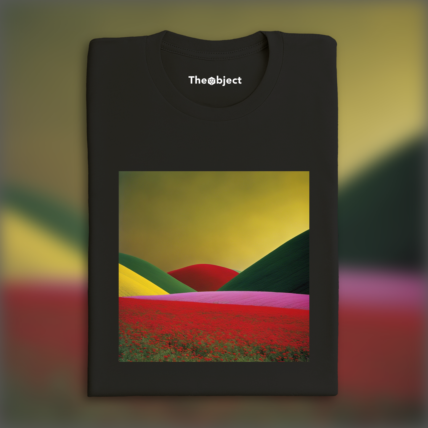 T-Shirt - Abstractions, geometric compositions in landscapes, Flower - 3184296829