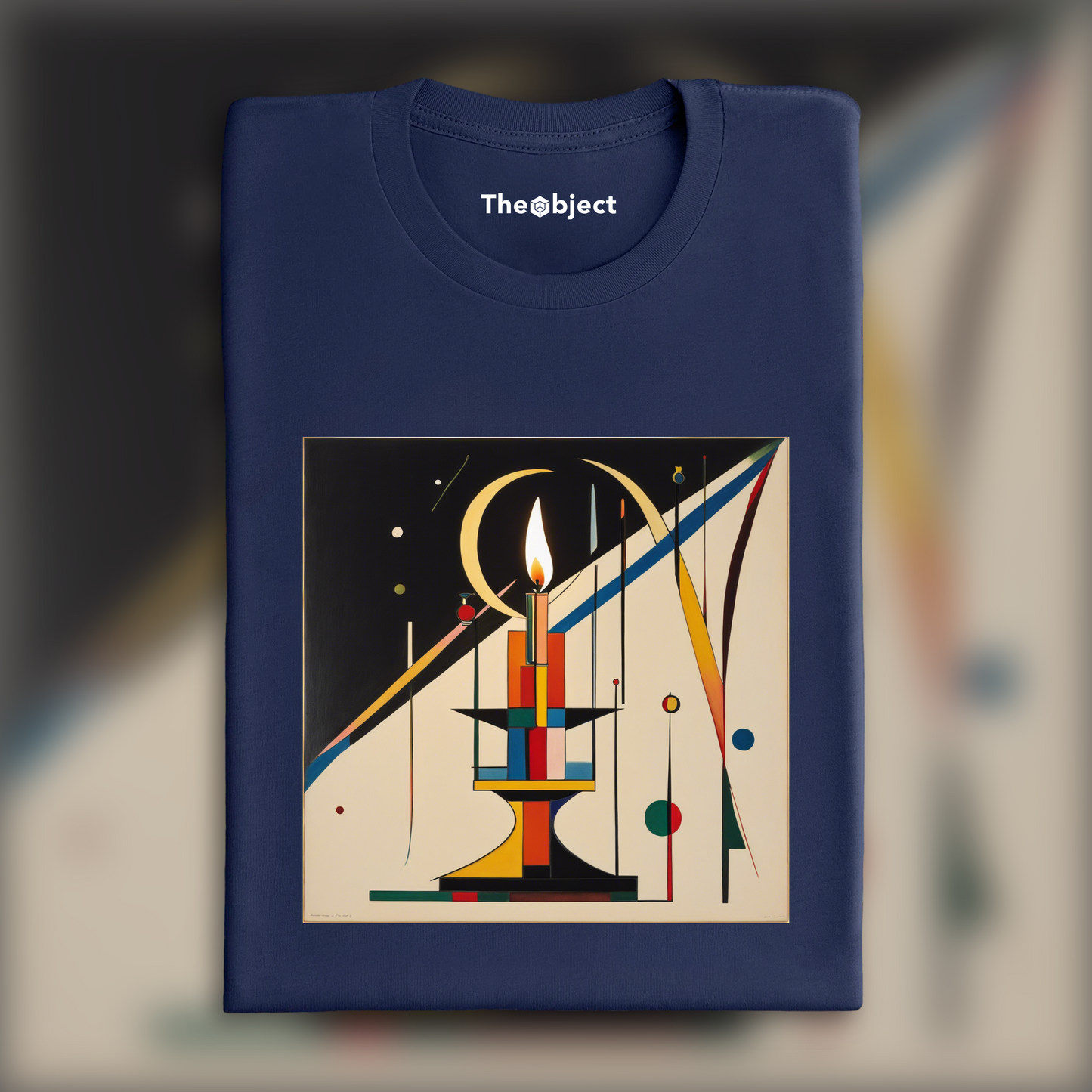 T-Shirt - Geometric abstract art, Candle - 1144070517