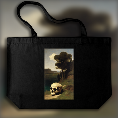 Tote bag - Vaporous and dreamlike symbolism, Skull - 1019981779