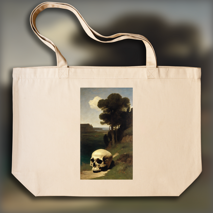 Tote bag - Vaporous and dreamlike symbolism, Skull - 1019981779