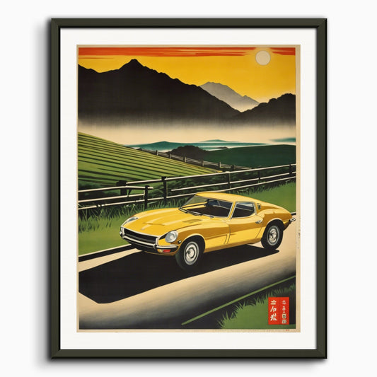 Poster: Japanese vintage poster, Road
