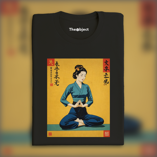 T-Shirt - Poster vintage japonais, Yoga - 2720891670