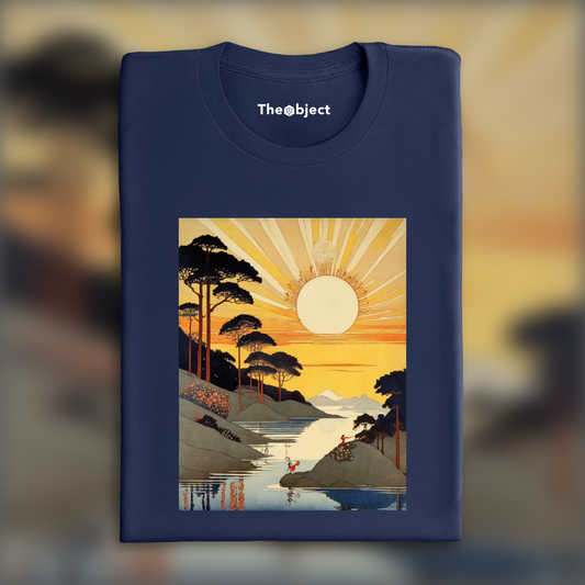 T-Shirt - Whimsical American illustration with enchanting and fantastical elements, Sun - 3622367504