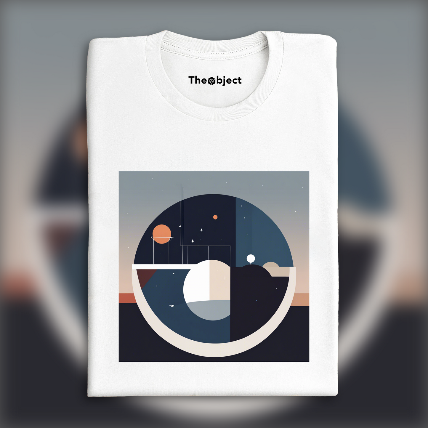 T-Shirt - Minimalist abstract art, Astronomy - 4072758124