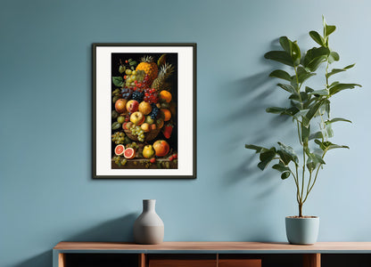 Poster with metal frame: Giuseppe Arcimboldo, 