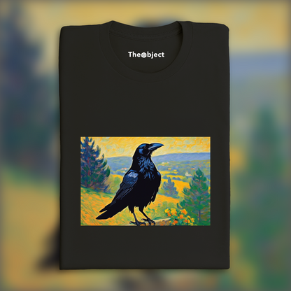 T-Shirt - Intimate French scene, Crow - 1425453535