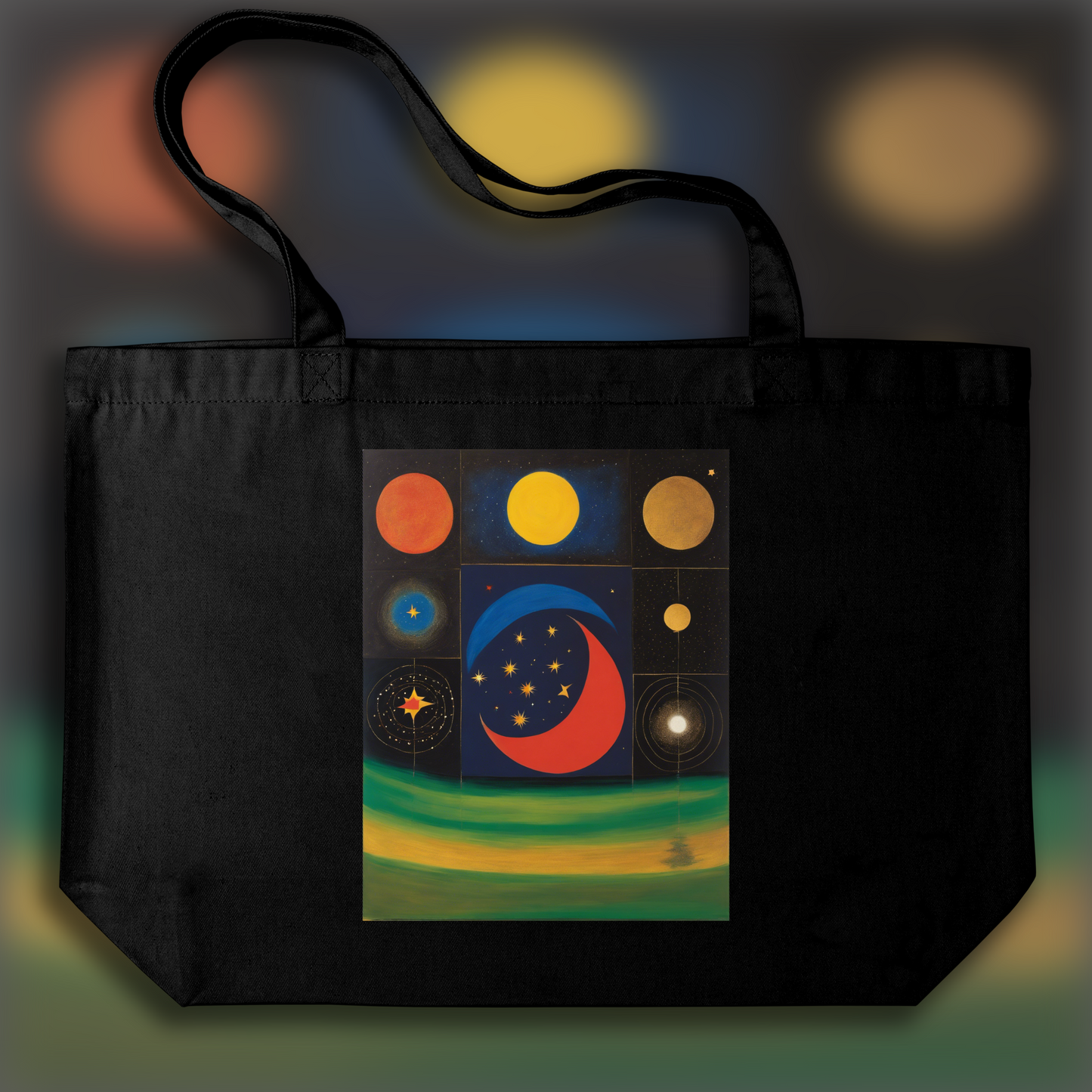 Tote bag - Scottish Abstract Expressionism Painting, Astrology - 1564816952