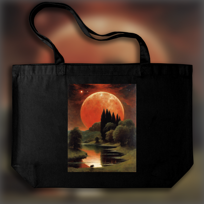 Tote bag - Vaporous and dreamlike symbolism, Astrology, cancer sign - 183034711