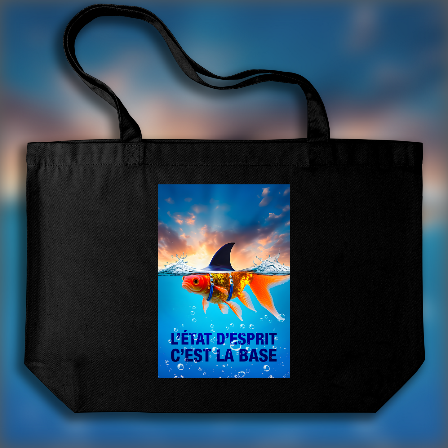 Tote bag - L'état d'esprit c'est la base