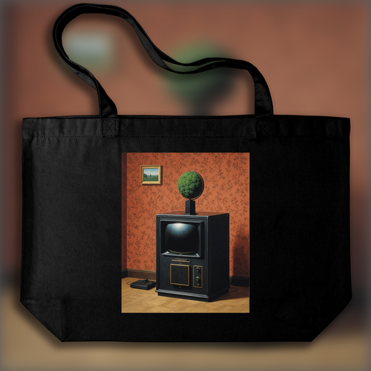 Tote bag - Belgian surrealism, Video game console - 2010909253