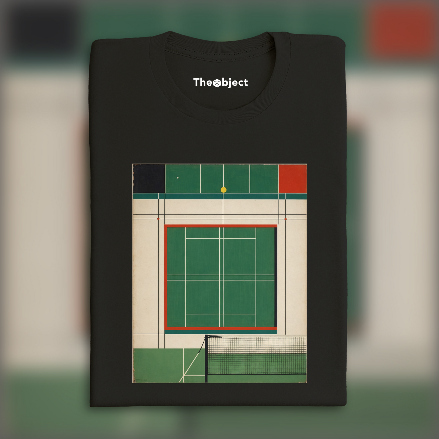 T-Shirt - Art Bauhaus, Court de tennis - 161506091