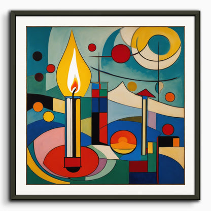 Poster: Wassily Kandinsky, Candle