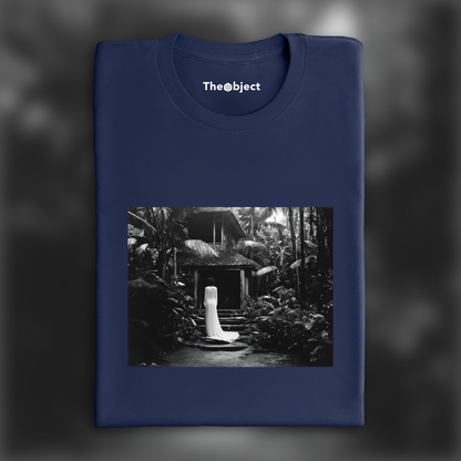 T-Shirt - 20th century American pictorialist and romantic photography, Ghost in the shell in the Seychelles - 1372382987