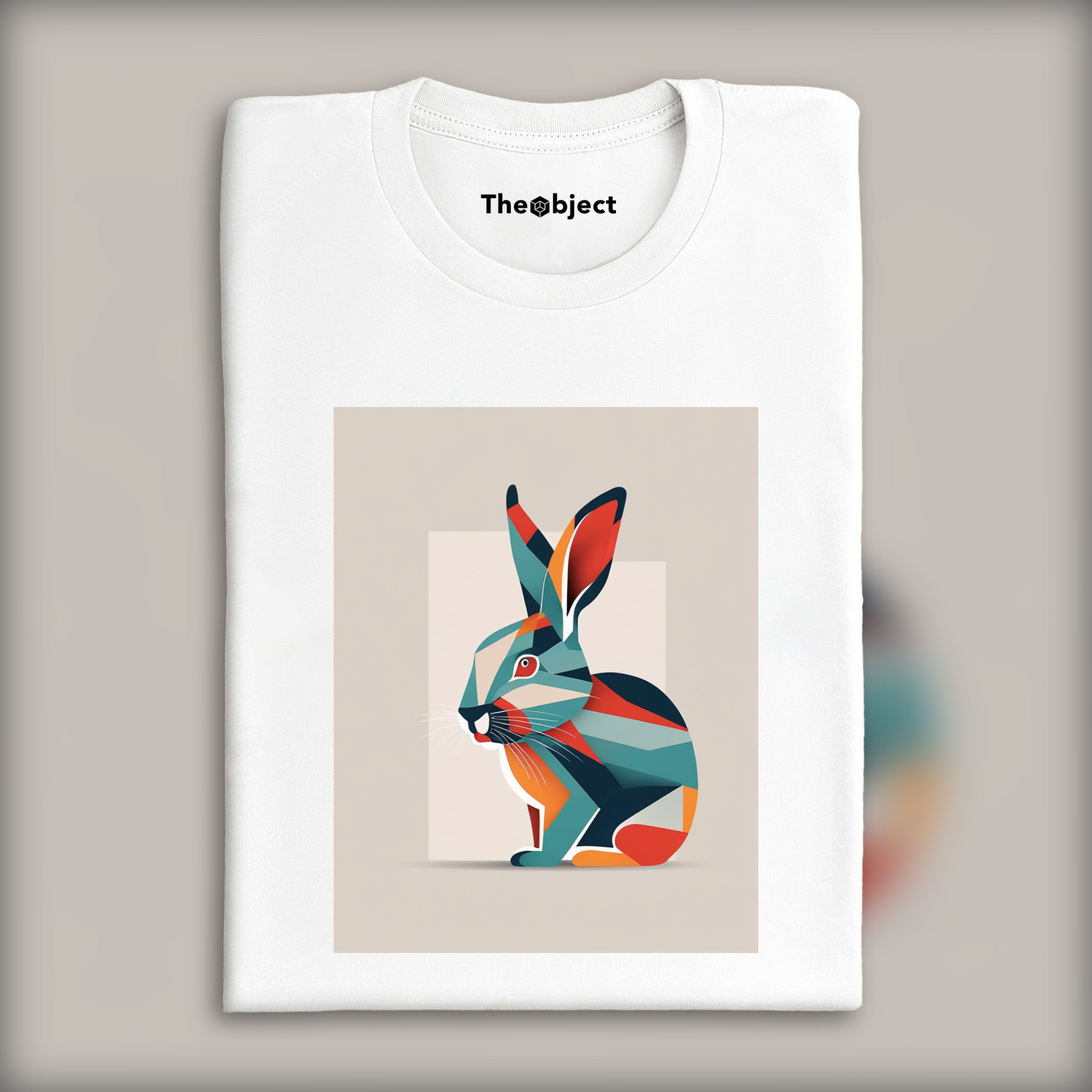 T-Shirt - Minimalist art, Rabbit - 2643527623