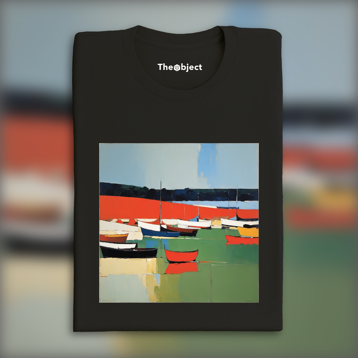 T-Shirt - Nicolas de Stael, Lake - 3778662716