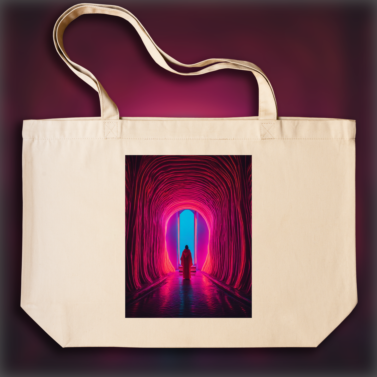 Tote bag - Photolab luminescent neon, Exoplanet landscape - 3561150341