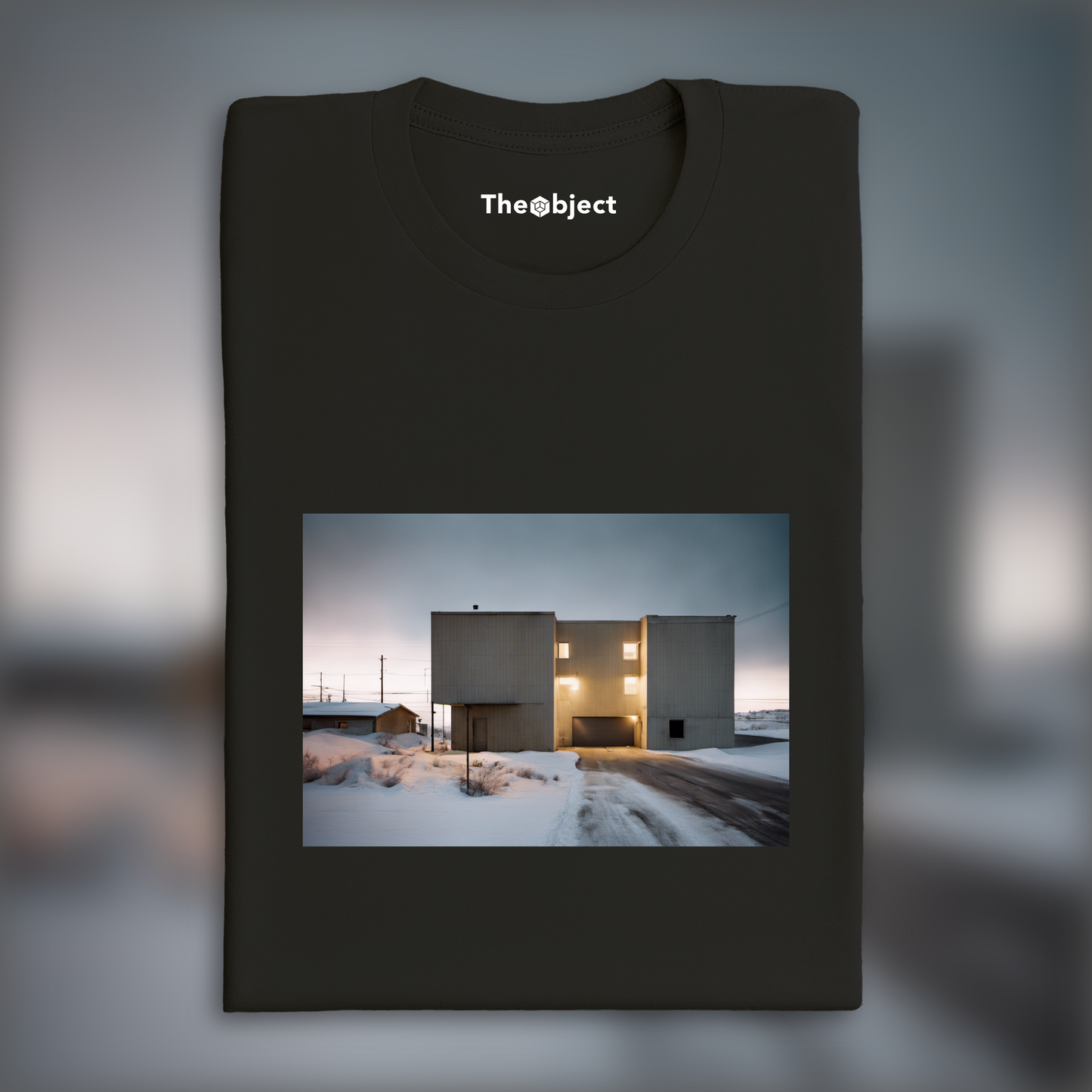 T-Shirt - Abstract urban photographs emphasizing the play of light and shadow, Brutalist architecture, city - 2315338962