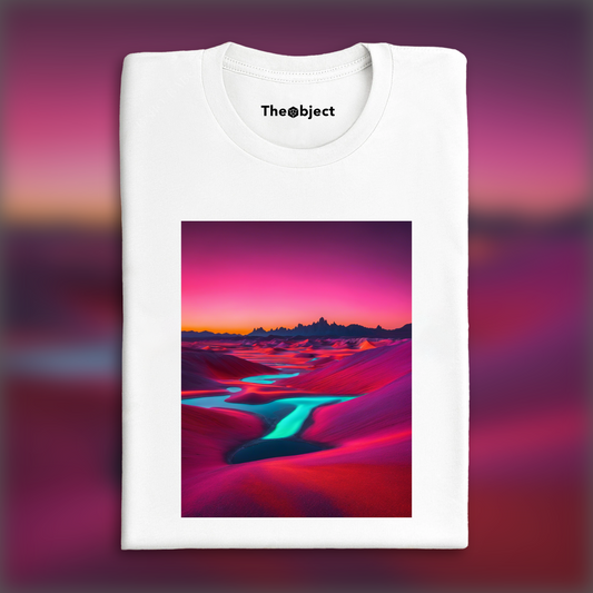 T-Shirt - Photolab luminescent neon, Exoplanet landscape - 748124264