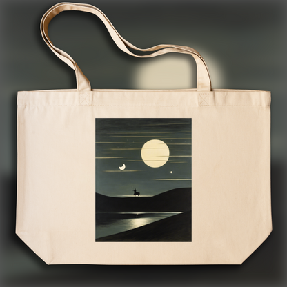 Tote bag - Belgian symbolism with haunting solitude, Sagittarius - 3159674453