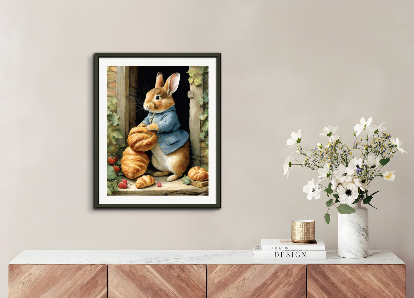 Poster with metal frame: Beatrix Potter, 