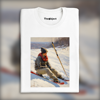 T-Shirt - Early American Impressionism, ski - 3707242050