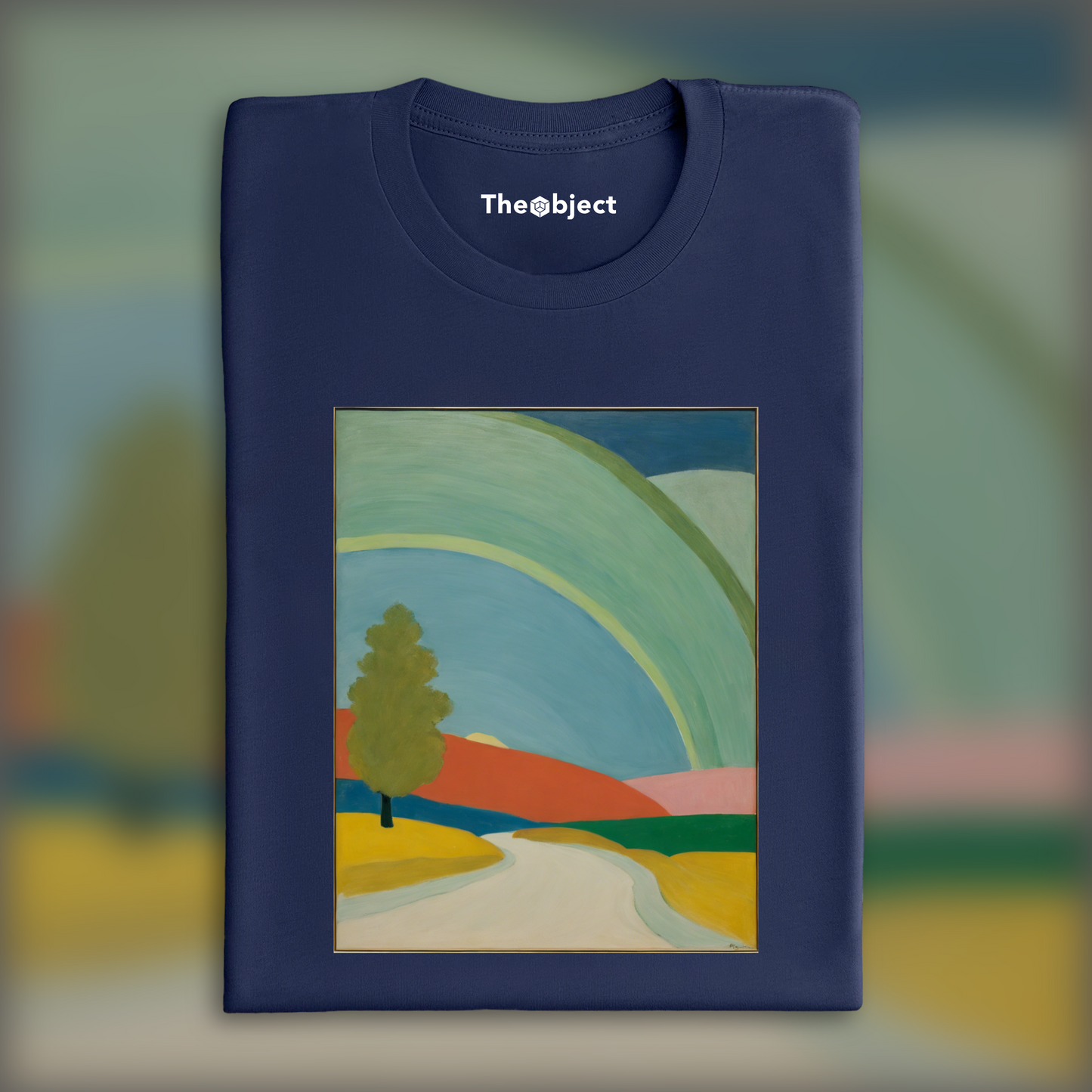 T-Shirt - Intimate American figurative, abstract trend, Rainbow - 3246724450