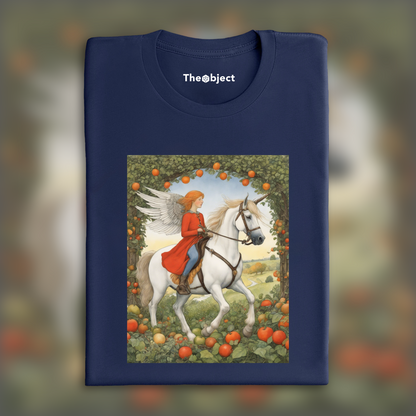 T-Shirt - Illustration capturant l'émerveillement et délicatesse de l'enfance, Licorne - 2283368098