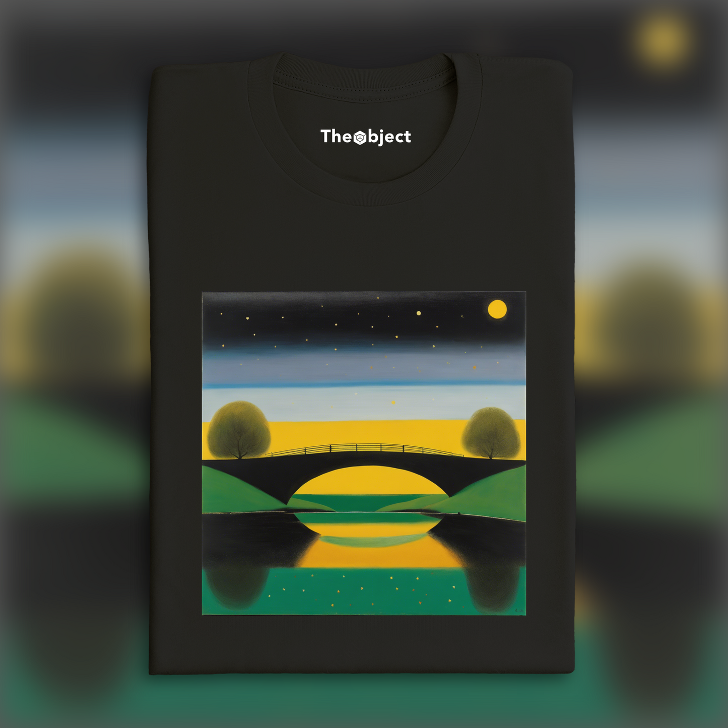 T-Shirt - Scottish Abstract Expressionism Painting, Bridge - 3738622811