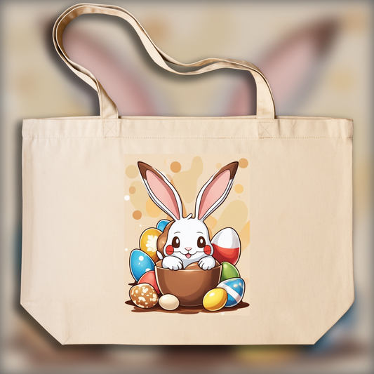 Tote bag - Pokémon , rabbit with chocolate egg - 3142772989