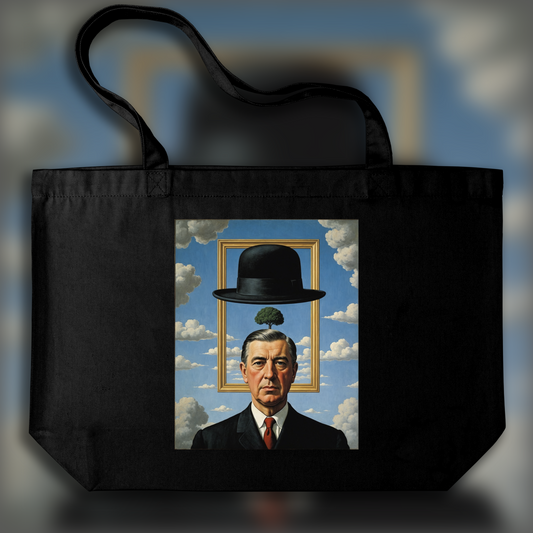 Tote bag - Belgian surrealism, surrealist painting - 2017422475