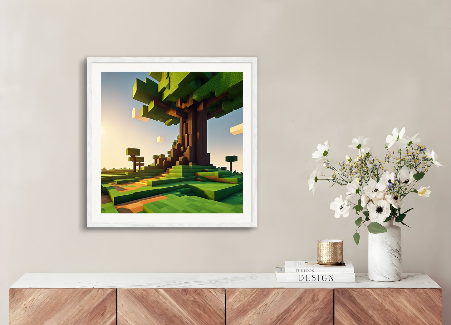 Poster with wood frame: , 