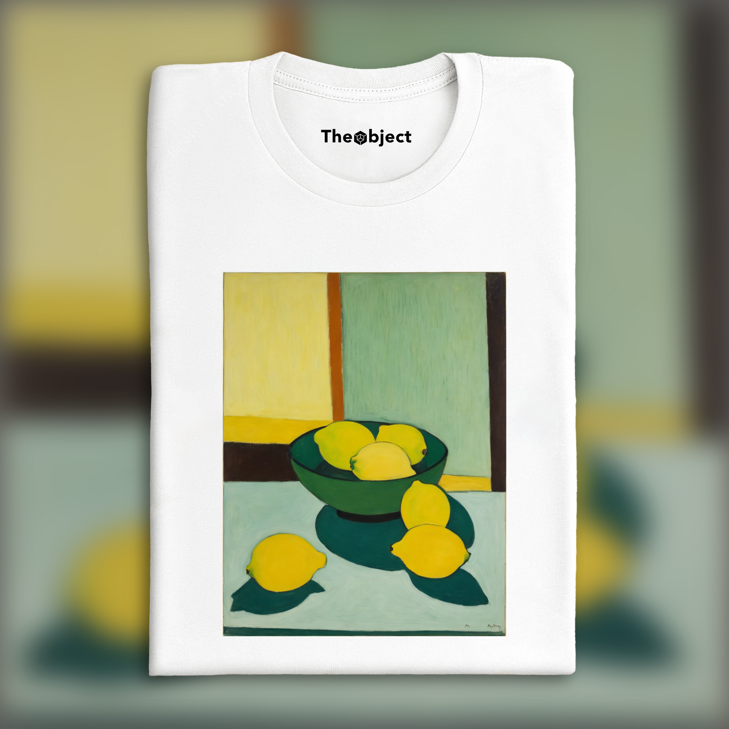 T-Shirt - Figuratif intimiste américain, tendance abstraite, citrons - 2874008996