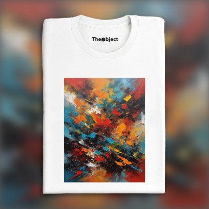 T-Shirt - Scottish Abstract Expressionist Painting, Pops - 25396313