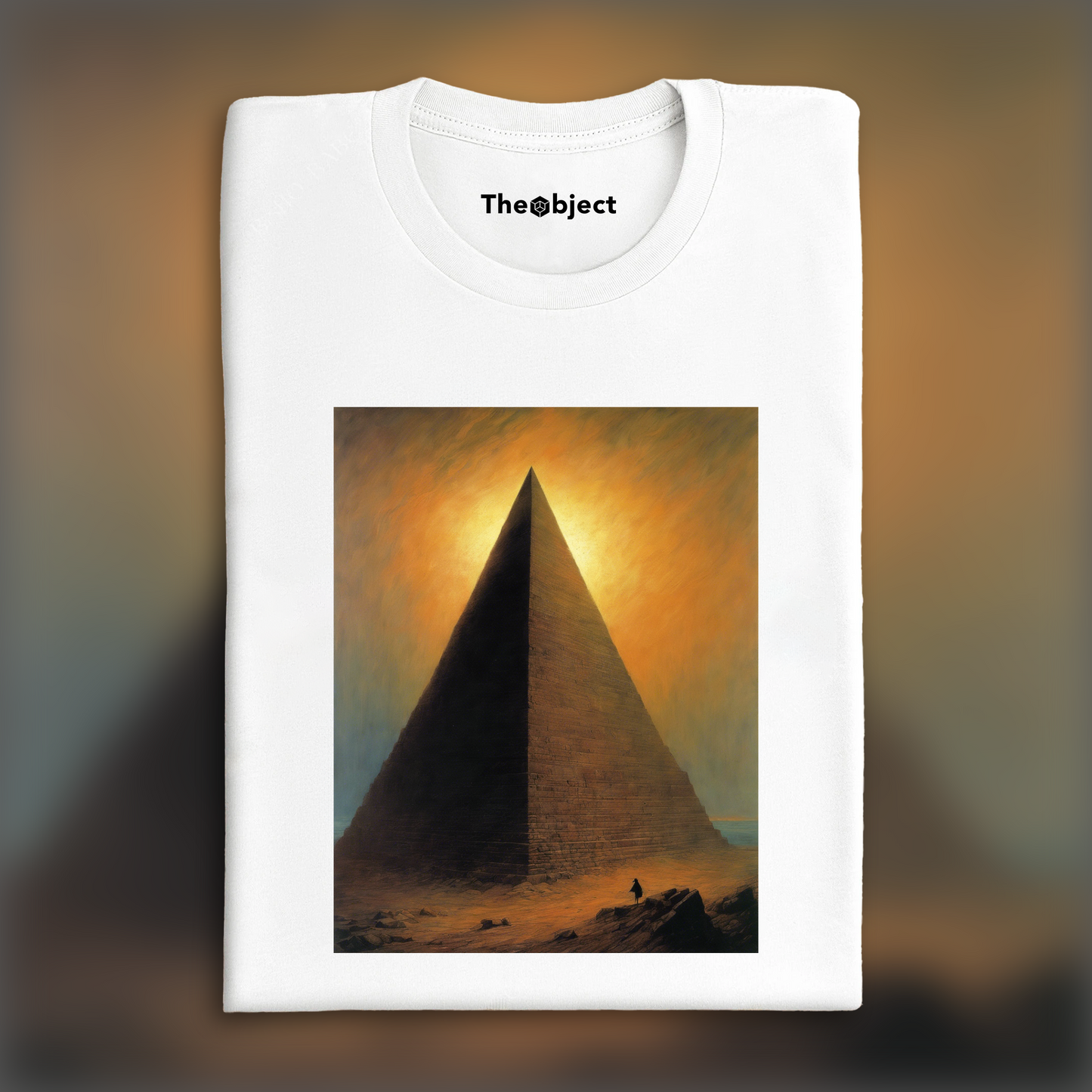 T-Shirt - Atmospheric, dark and mystical comic book, Pyramid - 132437236