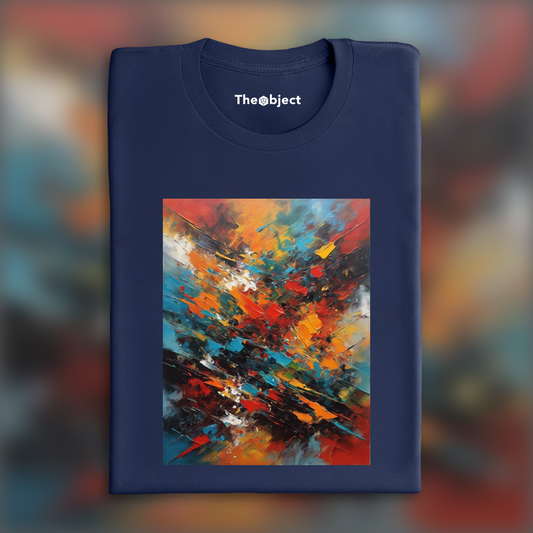 T-Shirt - Scottish Abstract Expressionist Painting, Pops - 25396313