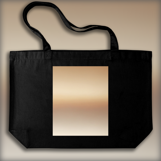 Tote bag - Soothing Abstract Gradients, beige sky - 2887269911